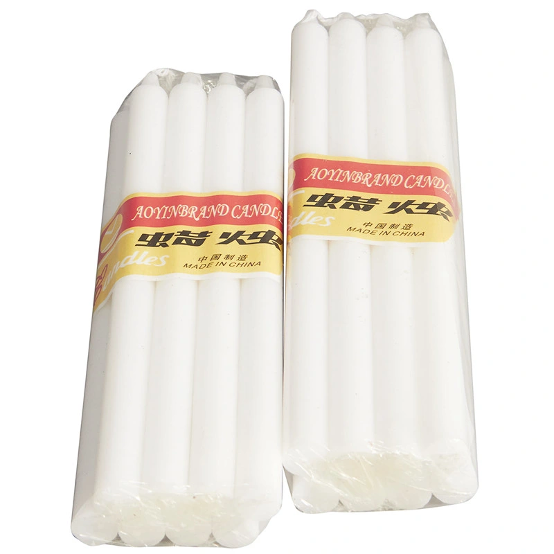 Usine 6*72L'emballage Cheap 28g 29 g 30 g 32 g ménage Bougeoir blanc