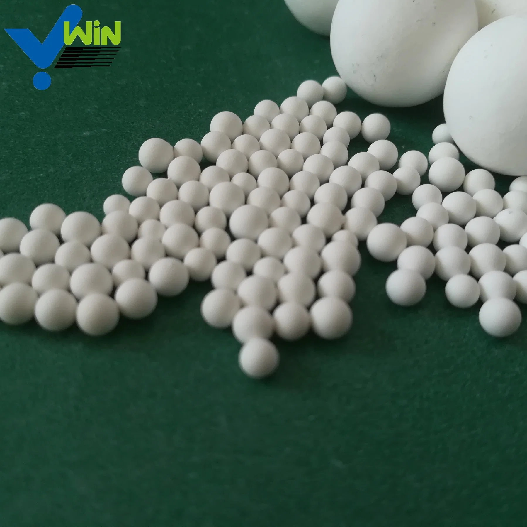 China Zibo Win Ceramic Alumina Ball Heat Storage Media Sphere 25mm