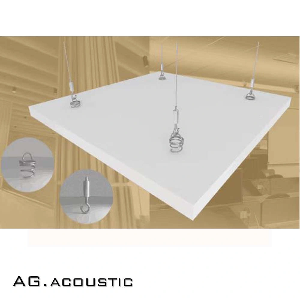 AG. Acoustic Suspension Hanging System Glasswool Sound Absorption Ceiling Panel