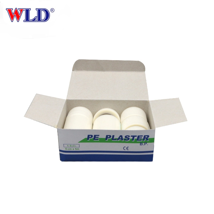 Hot Melt or Acrylic Acid Glue Adhesive Double Sided Medical PE Surgical Tape