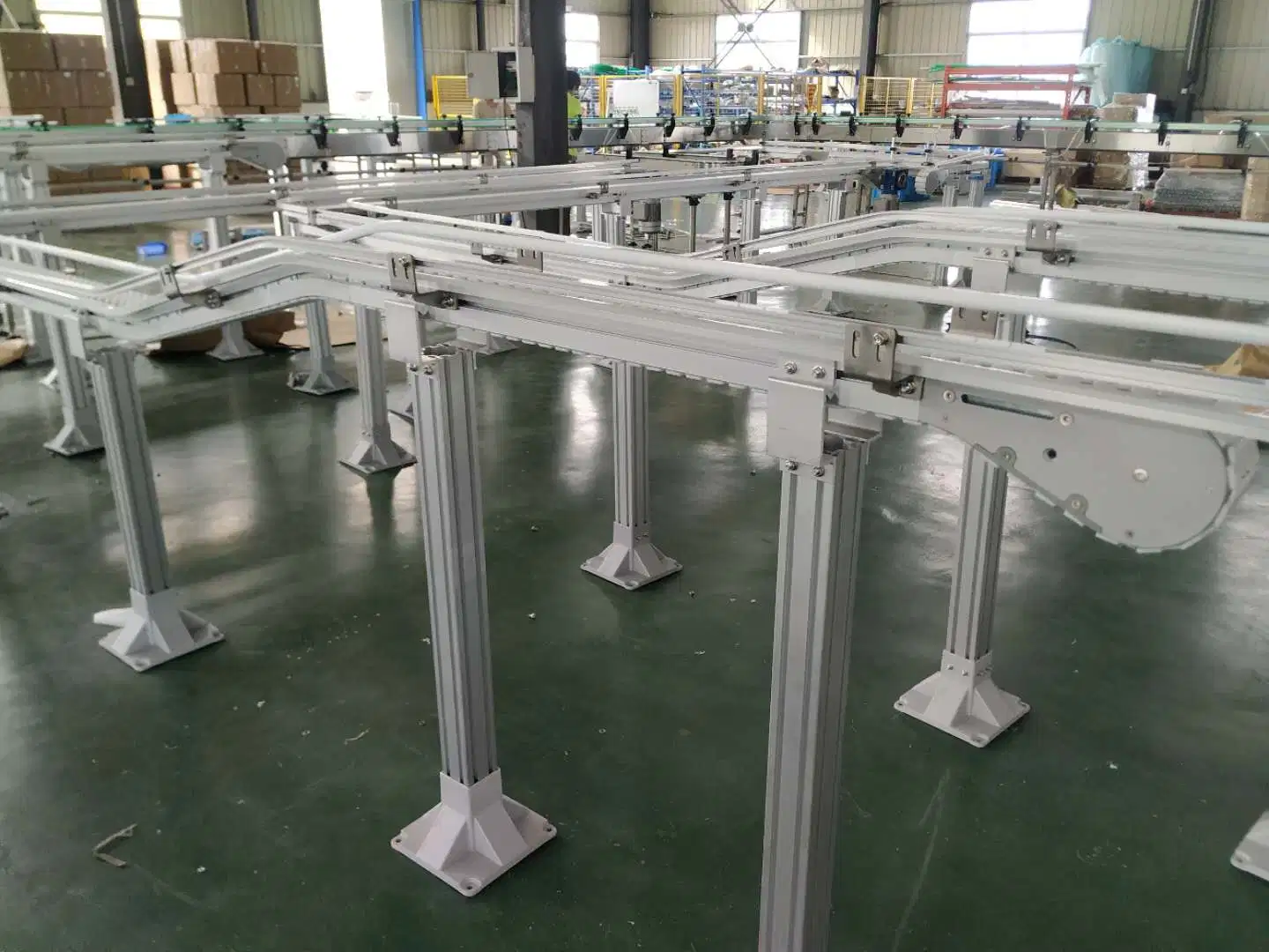 Hairise Flexible Chain Conveyor System for Transporting Tray with ISO& CE &FDA Certificate