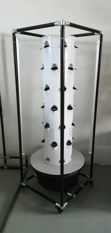 Multi-Layer Aeroponic Vertical Tower Hydroponic Planter Plastic Grow Tower Garden Farming Home Mini Hydroponic Plant System