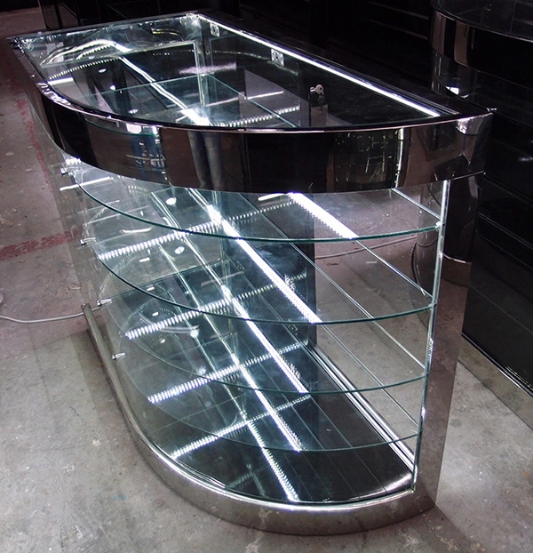 OEM Supermarekt Retail Shop Glass Display Checkout Counter