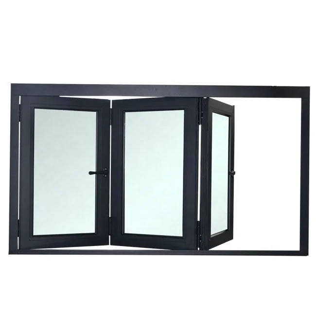 Hot Sale Pátio dobrar Windows alumínio Metal Window Building material