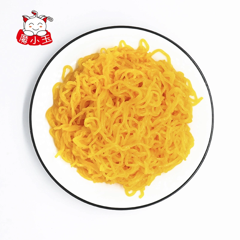 Low Calorie Konjac Noodle High Fiber Natural Keto Food with Carrot Konajc Spaghetti