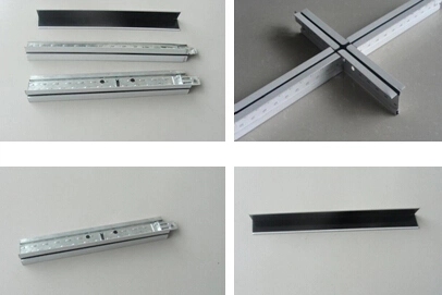 White Slotted Suspended Girds T-Bar for PVC Gypsum Ceiling/T-Bard/Ceiling T-Gird/Groove Plane
