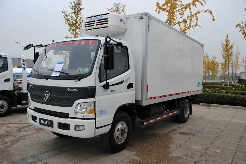 Foton Aumark 4X2 5ton 6tons Refrigerated Cold Room Van Truck Used Refrigerator Truck for Sale