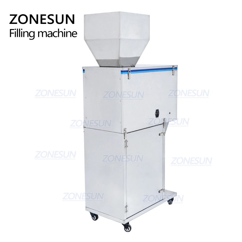 Zonesun 20-5000g Rice Millet Whole Grains Vegetable Seeds Fertlizer Tea Alfalfa Wheat Granule Filling Machine