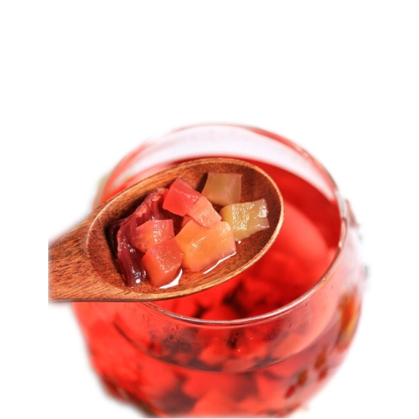 Mezcla de hierbas naturales cortes secos té de frutas con Apple Hibiscus Papaya Kiwi Rico Viatamin Piña C