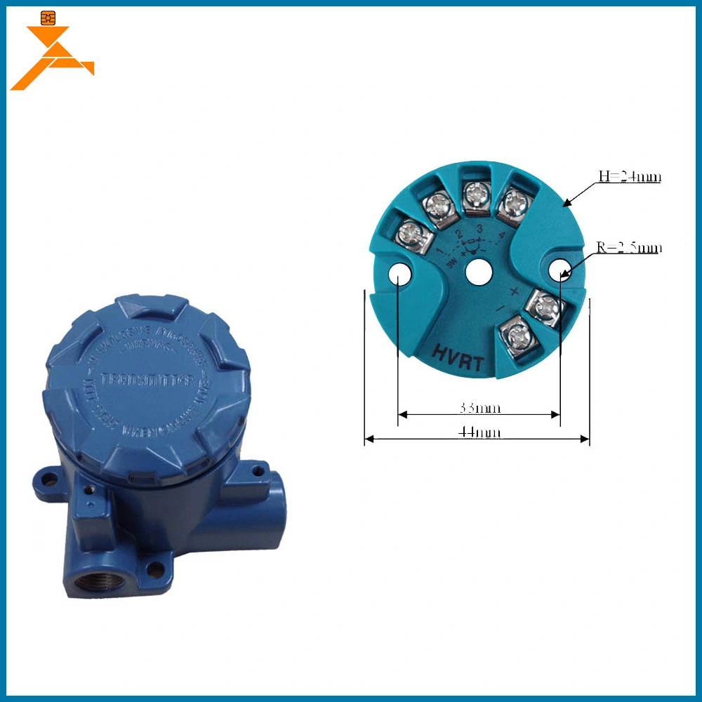 D248 PT100 transmisor de temperatura de 4-20 mA