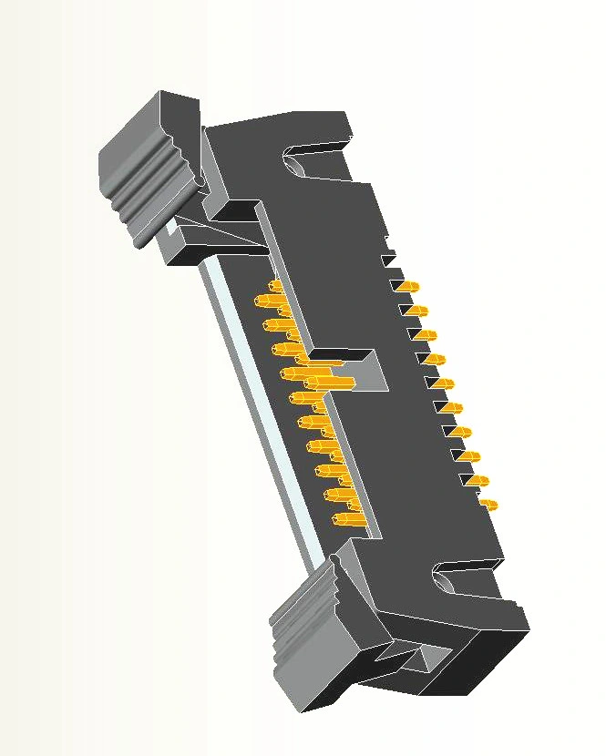 1.27mm Straight Latch Header PCB Connector Ejector Header Connector