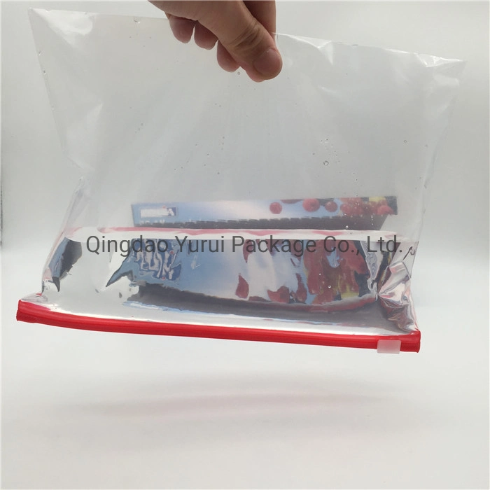 Sandwich sans BPA Curseur PE la nourriture congelée de stockage réutilisables Easy Ouvrir des onglets sac d'étanchéité de joint de boîte de couleur Grip sac Ziplock Sandwich Plasitc congélateur