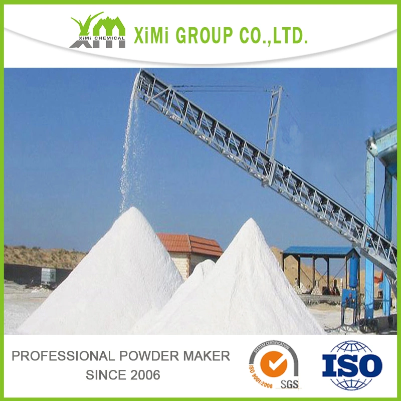 Ximi Group Fabricante con buen precio Superfina Barium Sulfato Natural, polvo Blanco, ISO 9001, utilizado como relleno en recubrimiento de polvo