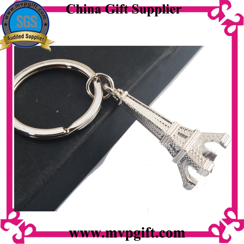 China Custom Metal Plastic PVC Rubber Silver 3D Blank Promotion Gift Car Keychain