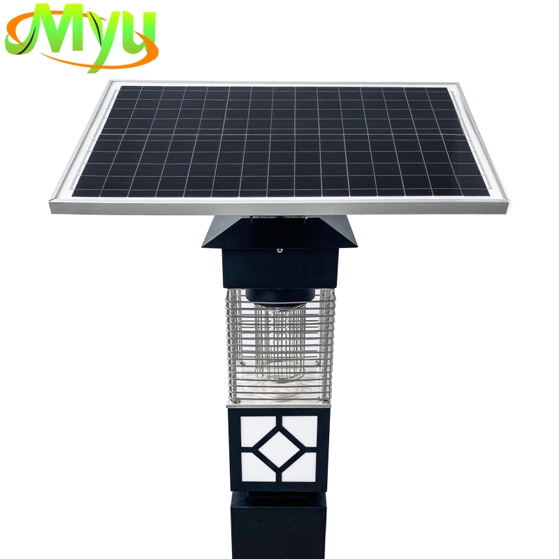 Upgrade Lithium Batteries Solar Panel Charging Waterproof Outdoor Use Mosquito Killer Lamp