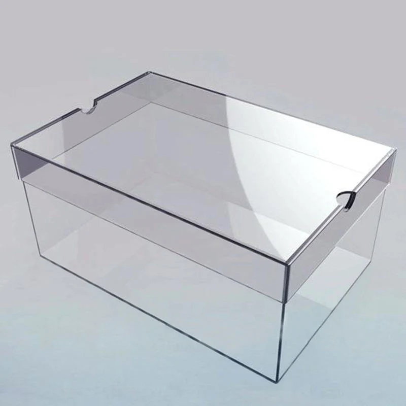 Acrylic Box Shoe Transparent Funny Novelty Acrylic Glass Selling Well Shoe Box Display Case