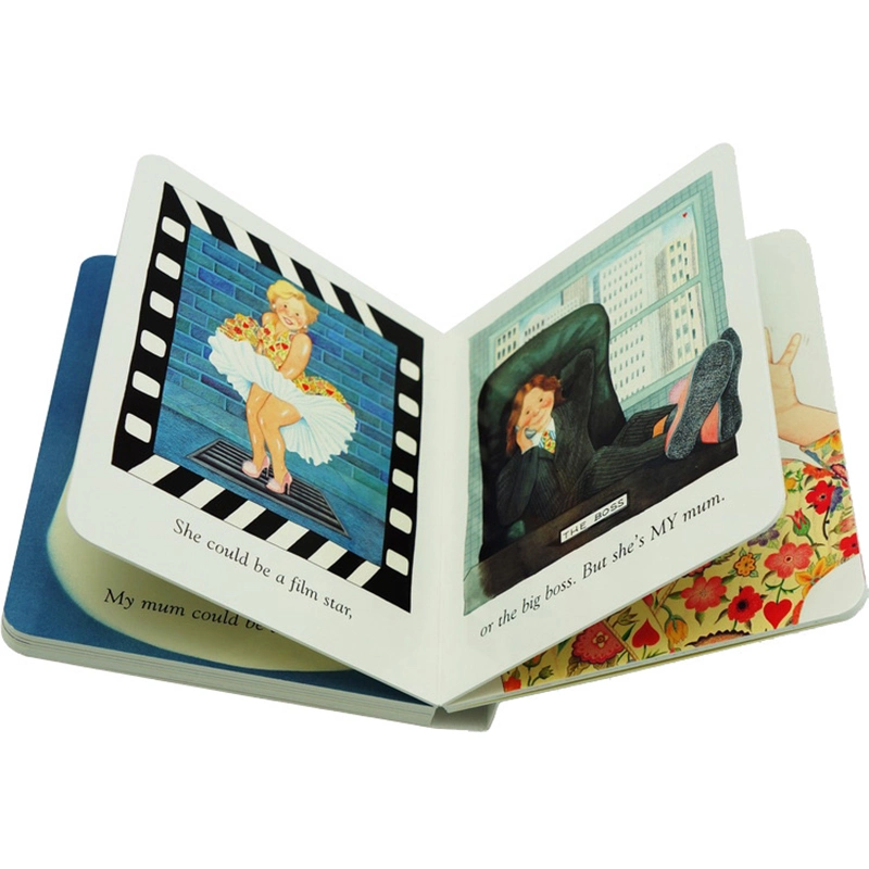 Custom Hardcover Family Educational Children Cardboard Book Printing