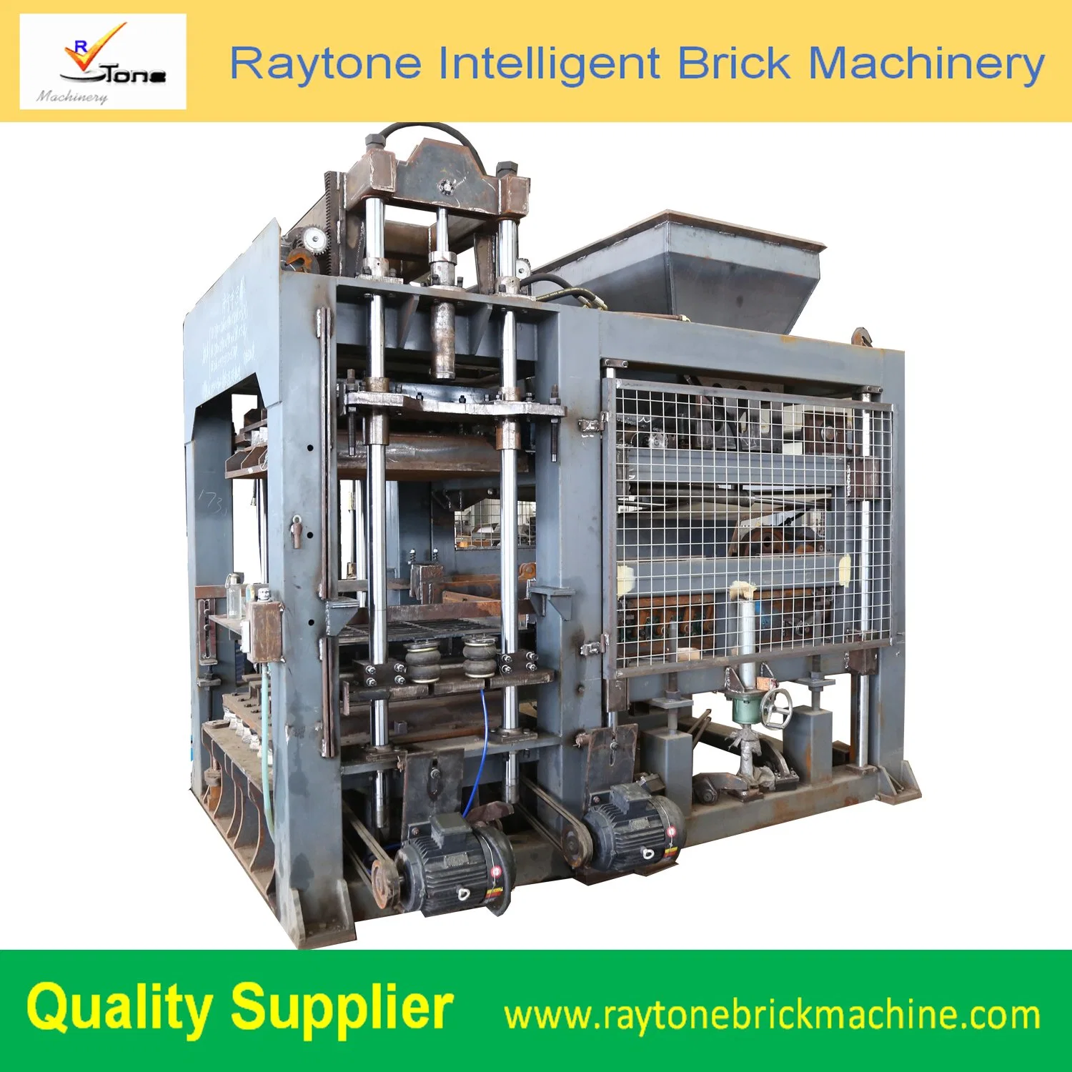 Qt10-15 Fully Automatic Hollow Block Making Machine Production Line