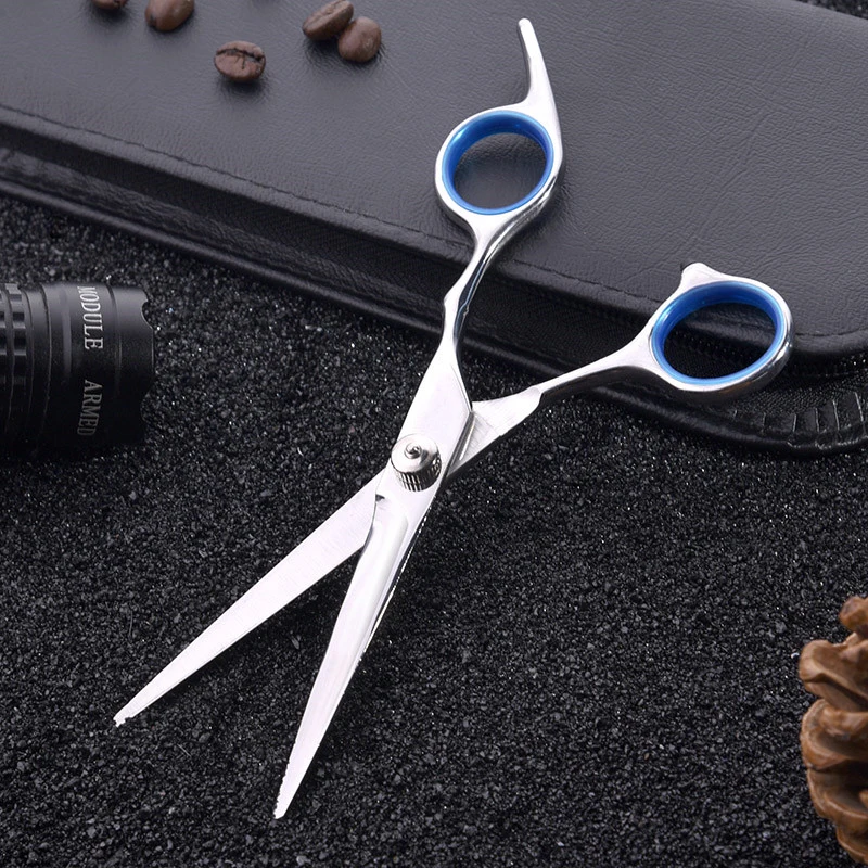 4 Designs Scissors Comb Wiping Rag Leather Bag Scissors Set