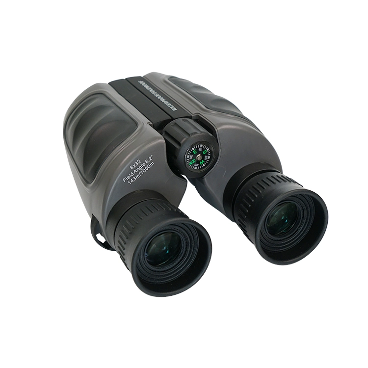 Professional Telescope Lens Hunting Sports Fogproof 8X32 ED Glass Black Adults Binoculars Hunting Waterproof with Compass