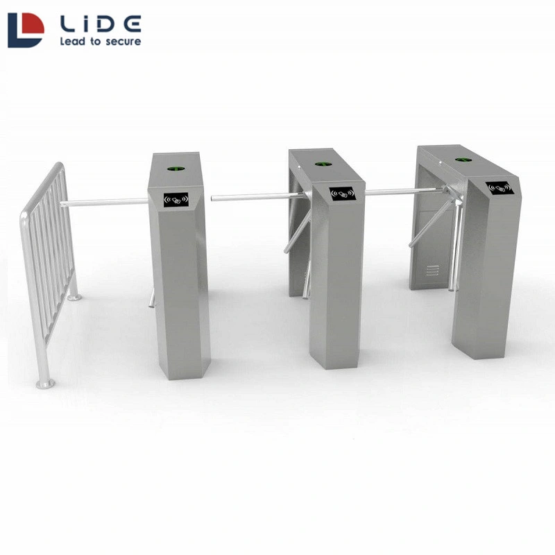 Biometric RFID Access Control Tripod Turnstile Waist Height Turnstile for Construction Site