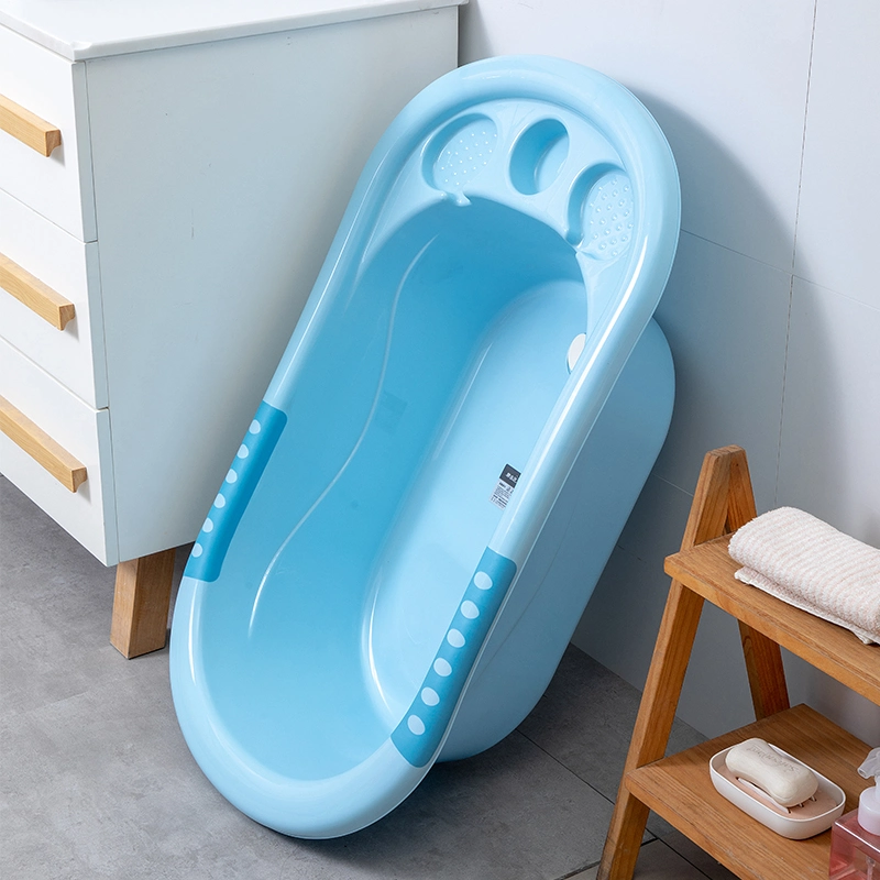 Newborn Portable Bathing Tub Kids Bathtub PP Plastic Baby Bath Tub