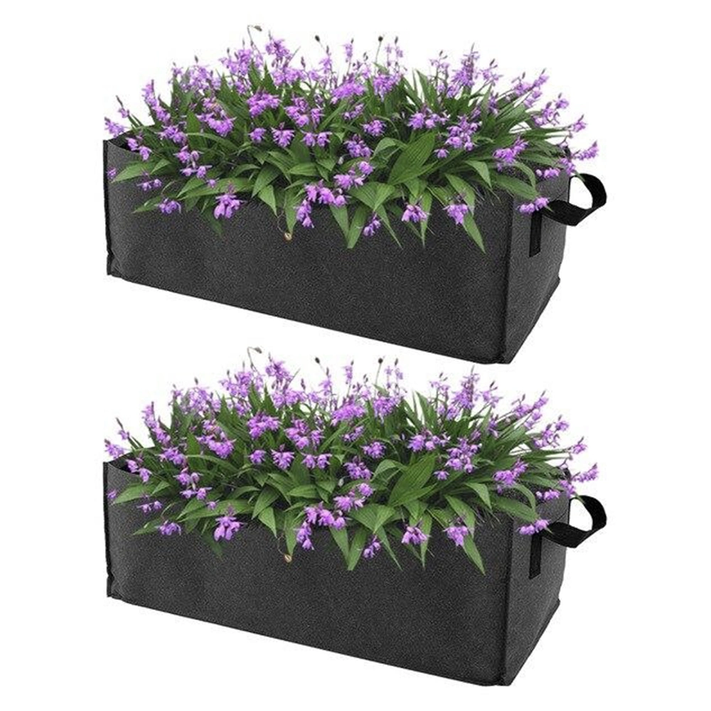 CE Approved Round Container Felt Seedling Bag Grey Plant Fabric Plant Pot for Flower Growing