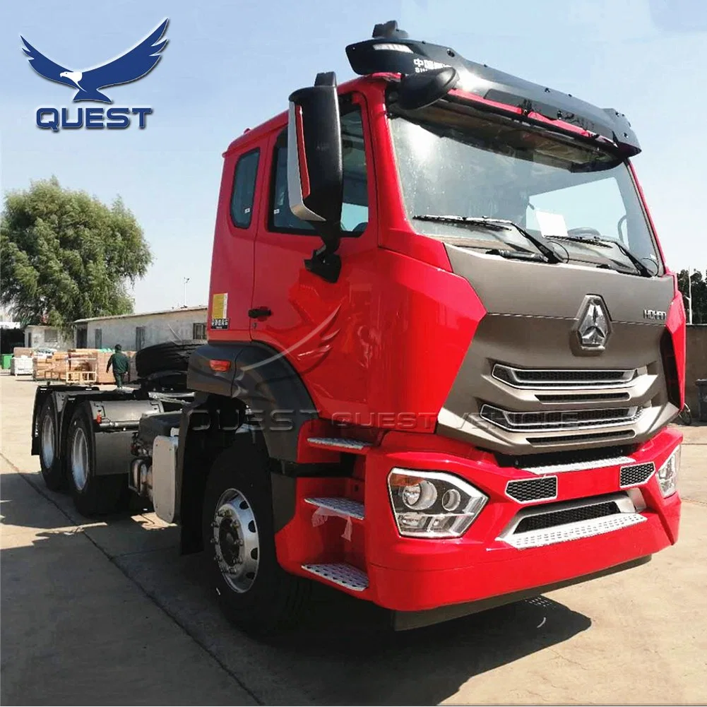 La Chine Sinotruck Hohan camion tracteur Chef 371HP 420HP 10 Wheeler tête camion 4x2 6X4 pour la vente de camions du tracteur