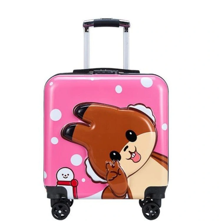 Zonxan Personalized Children Kids Rolling Suitcase Hard Case Luggage Travel Trolley Bags for Kids Children