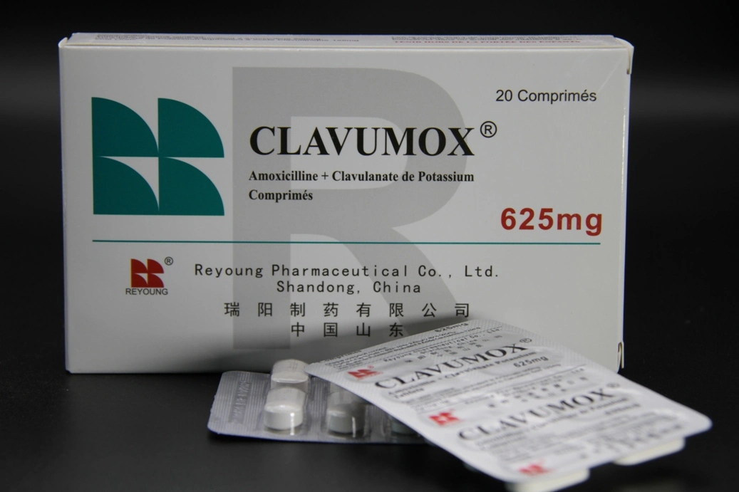 Qualidade elevada amoxicilina clavulanato comprimidos de potássio 625mg