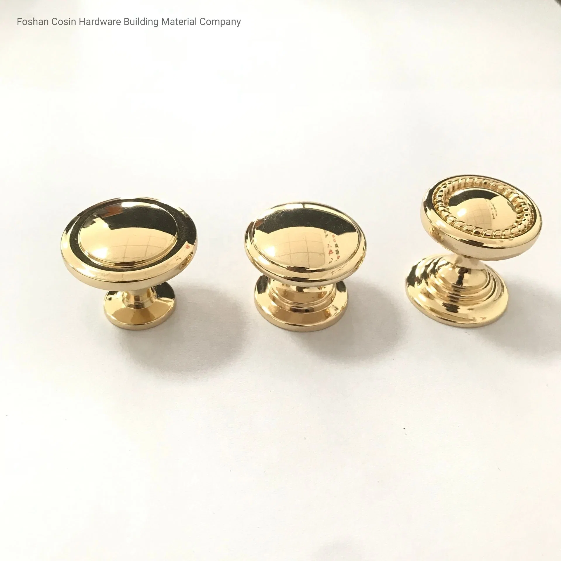 Lz Shiny Gold Knob Zinc Alloy Solid Furniture Kitchen Cabinet Door Drawer Cabinet Furniture Knob