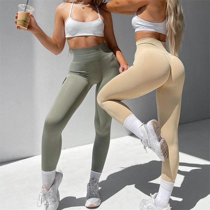 Sportswear Fitness Yoga Wear Medias de gimnasio Deportes Butt Lift Leggings Leggings para mujer pantalones de yoga personalizados