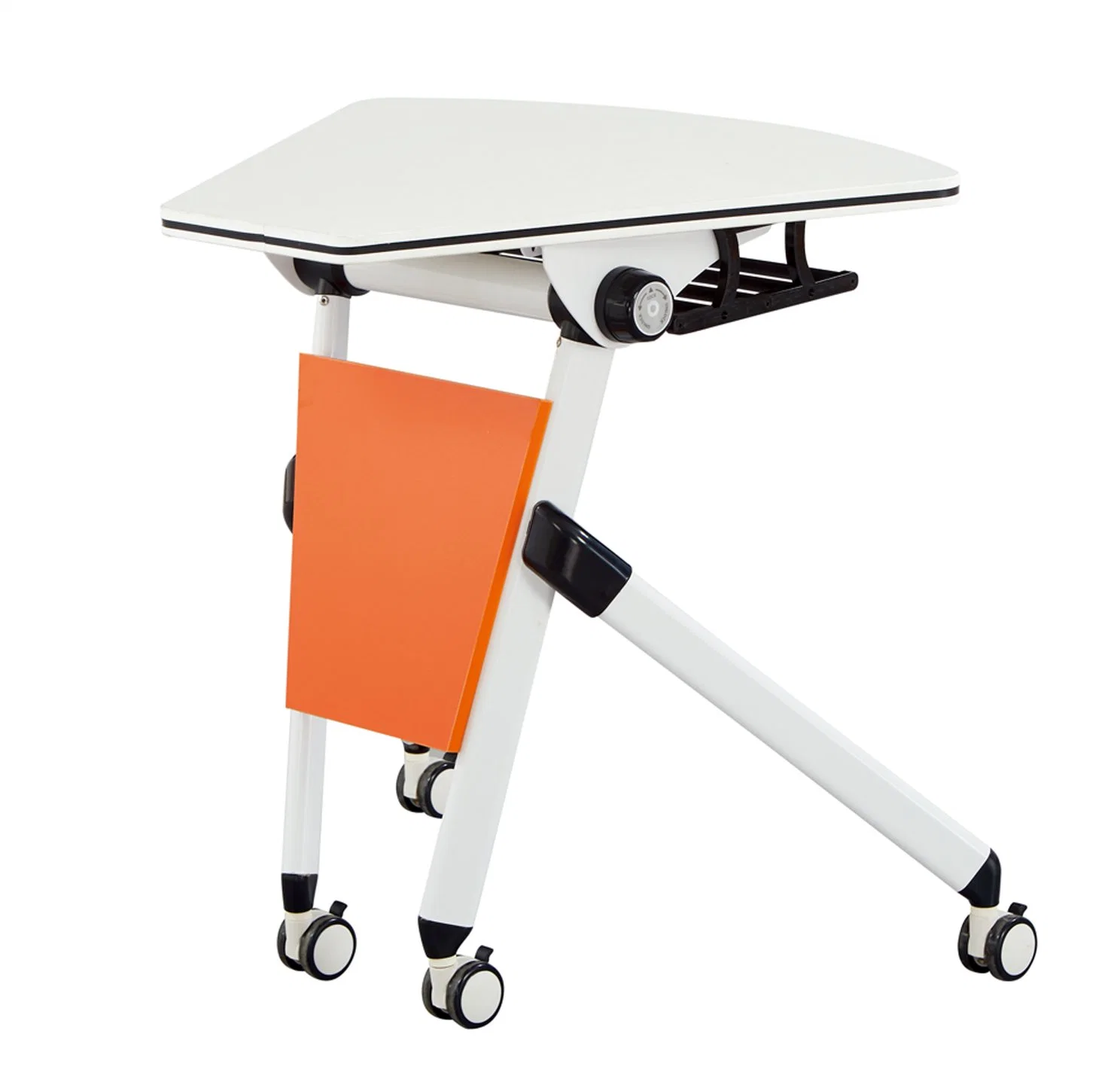 Folding Stackable Standing Laptop Computer Study Task Office Table Training Desk