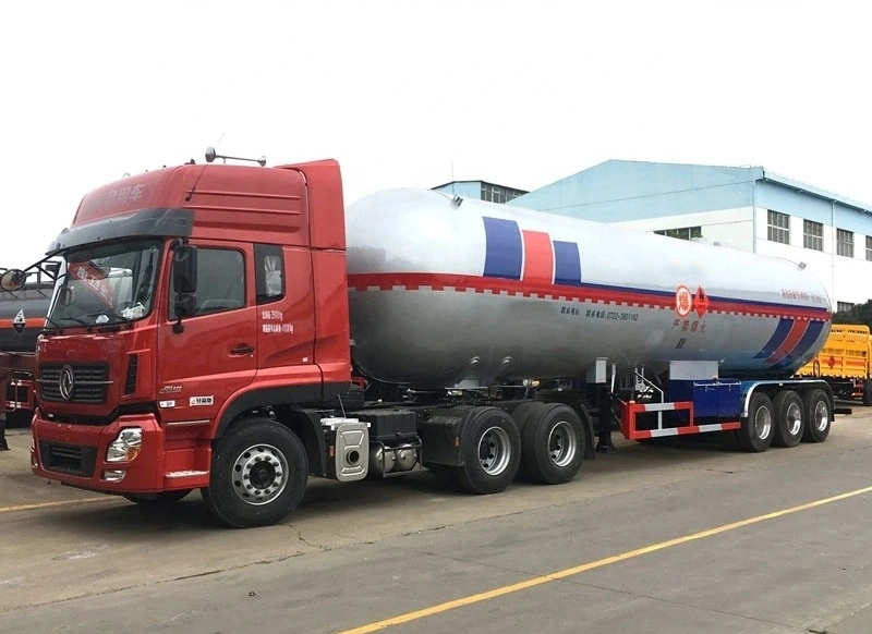 58000L Liquified Petroleum 30tons Air Suspension 58m3 58000 Litres LPG Propane Gas Tank Trailer