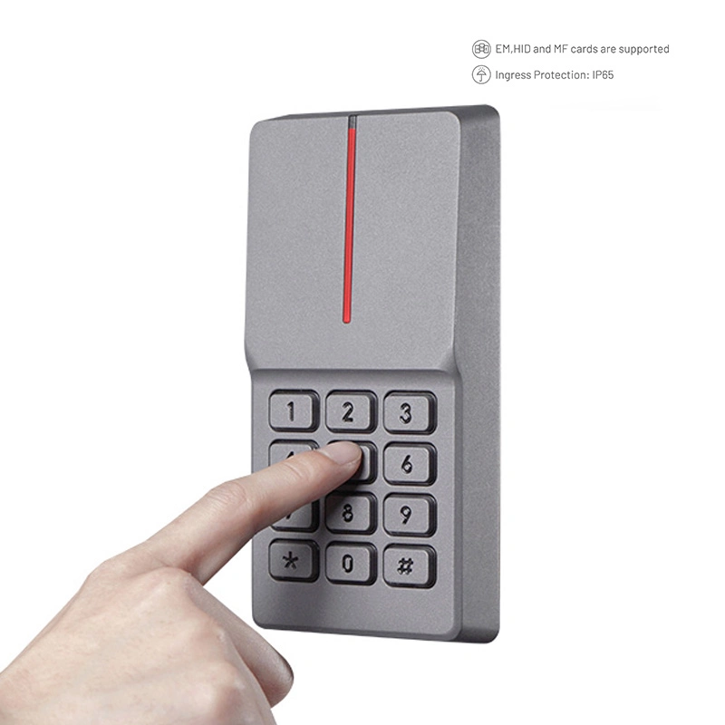 ID MIFARE IC NFC Waterproof IP65 Metal Security Door Access Control System Keypad