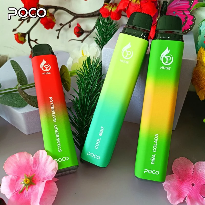 Free Sample Poco Huge Disposable/Chargeable Electronic Cigarette Mesh Coil E-Ciagrettes 5000puffs Rechargeable with 15ml Vape Pod Capacity