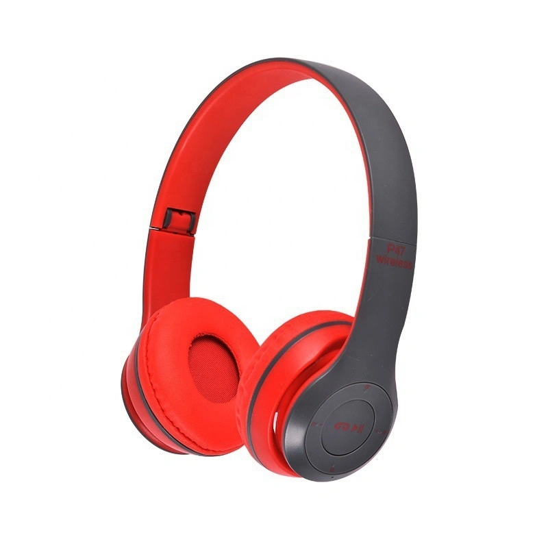 OEM Multi-Color Adjustable Audifonos Gaming Headset Handsfree P47 Wireless Headphones with Mic