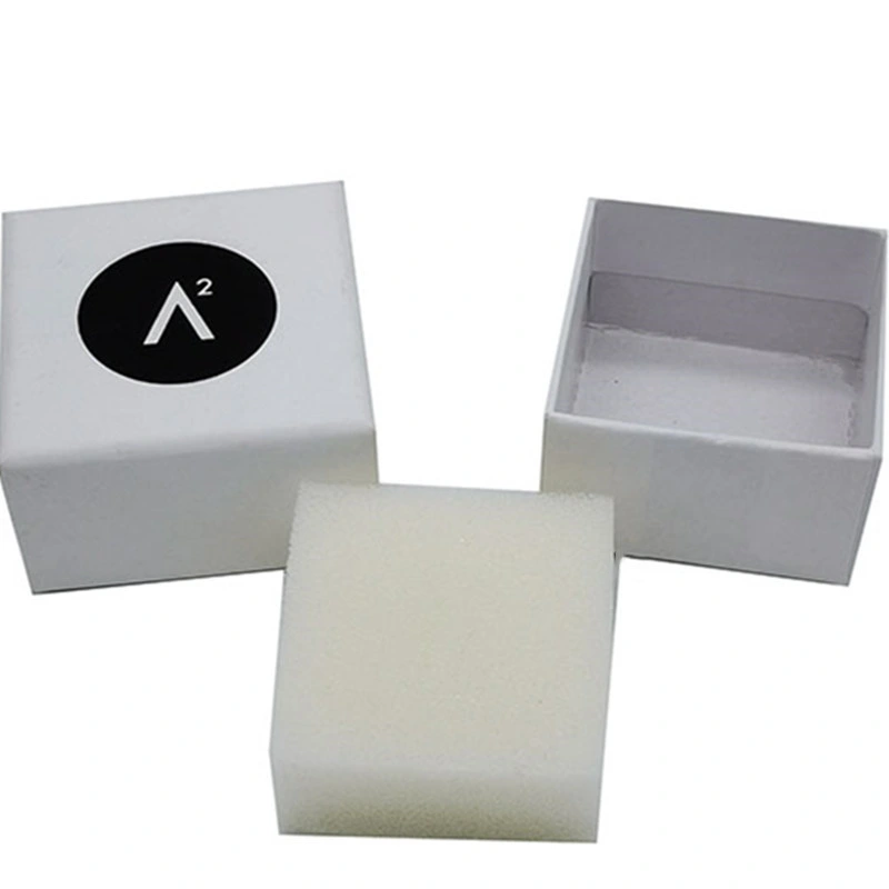 Hot Sell Custom Paper Plain Ring Gift Boxes with Foam