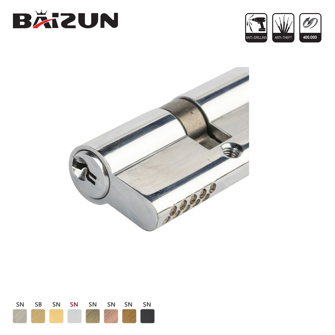 Anti-Theft Manufactured Double Line Pin Euro Entry Door Lock Cylinder