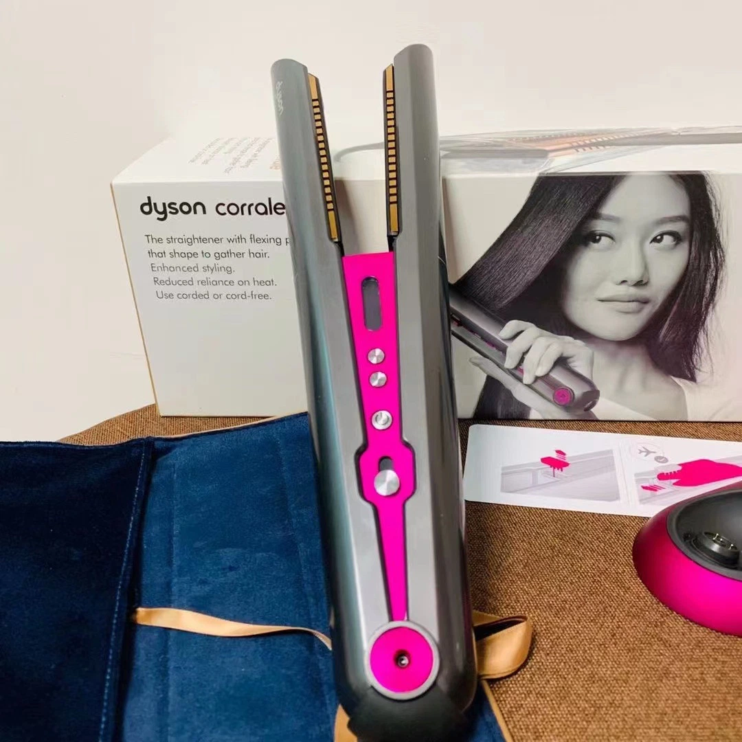 Pelo Straightener Corrale pelo Straightener Curly pelo enderezado Doble uso Plancha de pelo portátil sin cable HS03