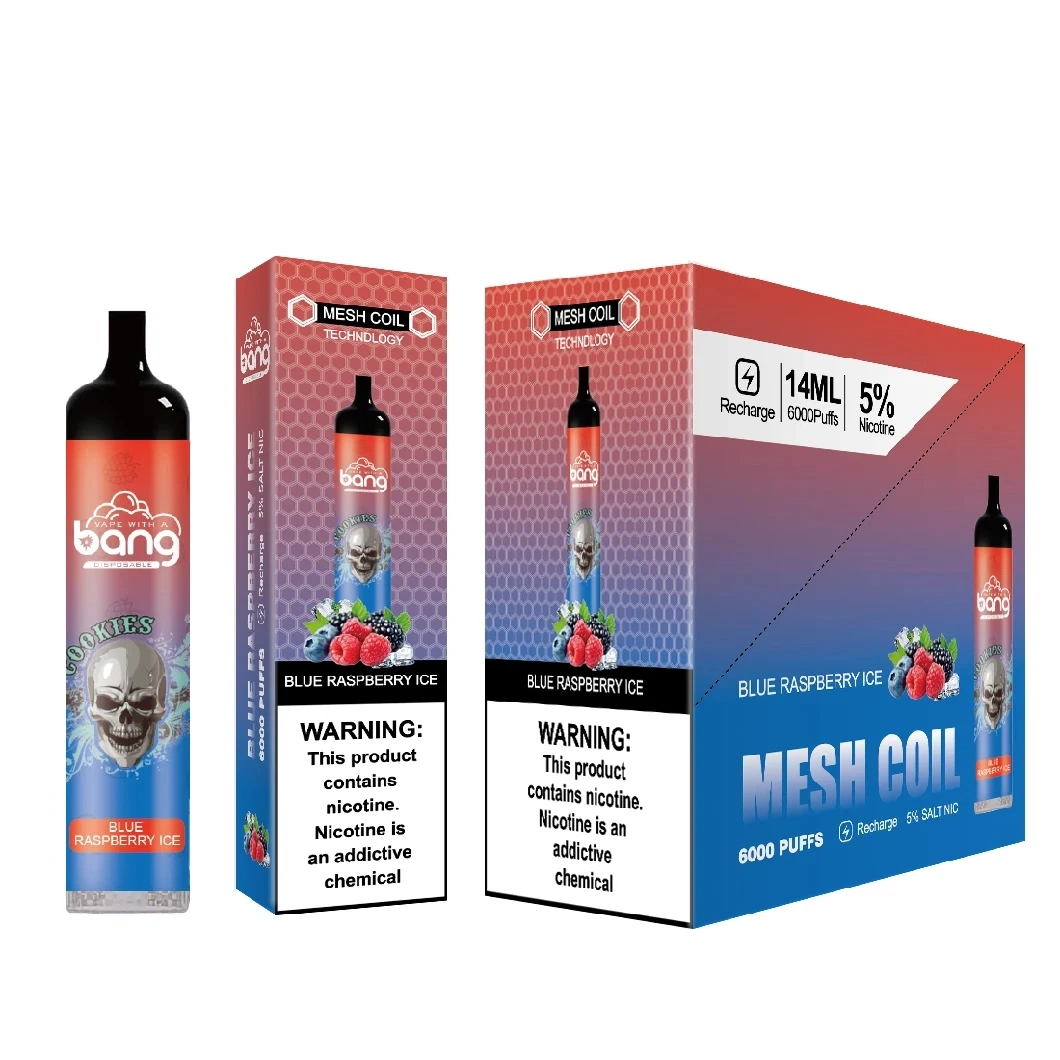 Bang Max recargable desechable VAPE Mayoreo original Randm Tornado 6000 Puffs Ecigs