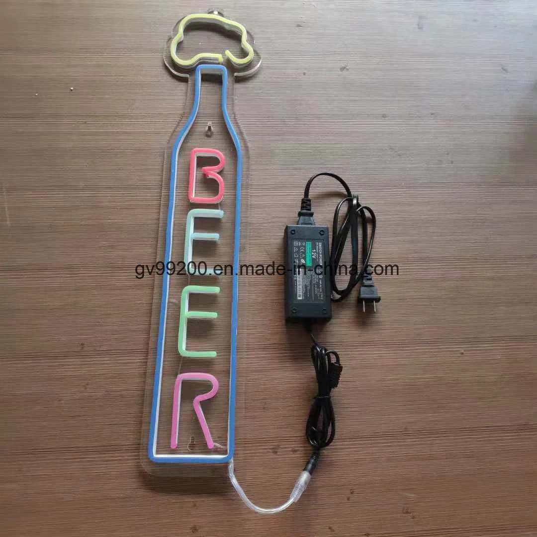 Bar Decoration Light Custom Made LED Neon Letter Light Sign Beer