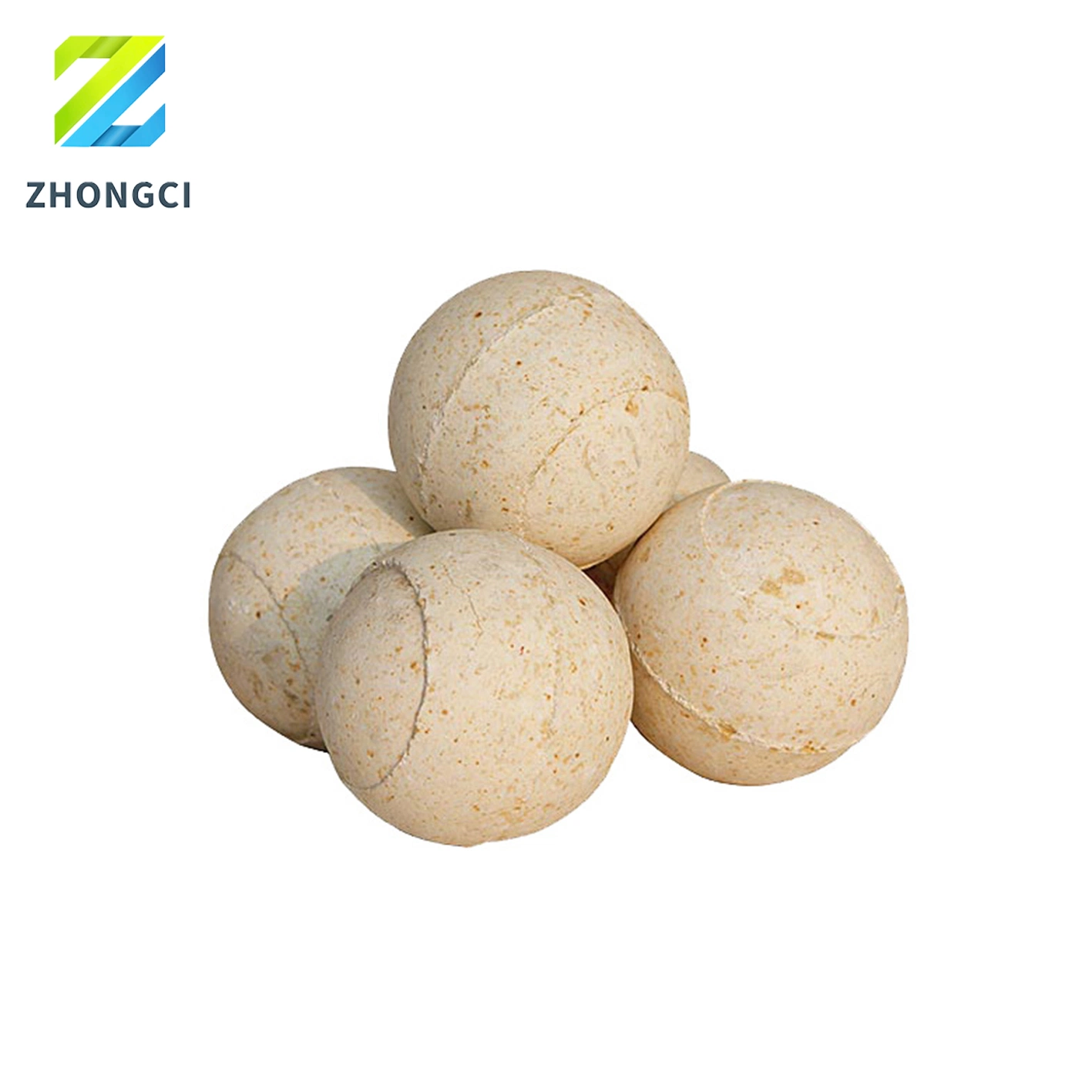 Heat Storage Alumina Grinding Refractory Balls for Hydrogenation Shift Furnace