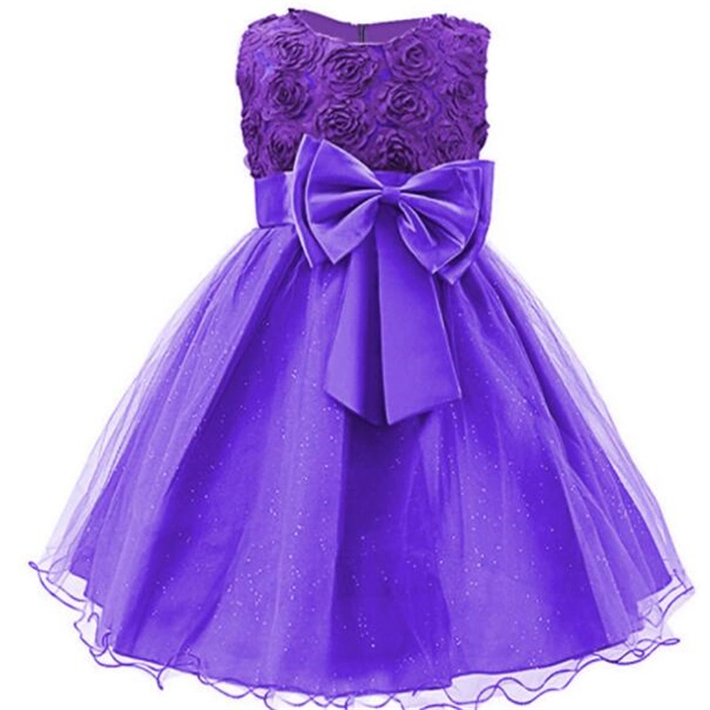 Flower Girl Dress Wedding Birthday Party Kids Dresses for Girls