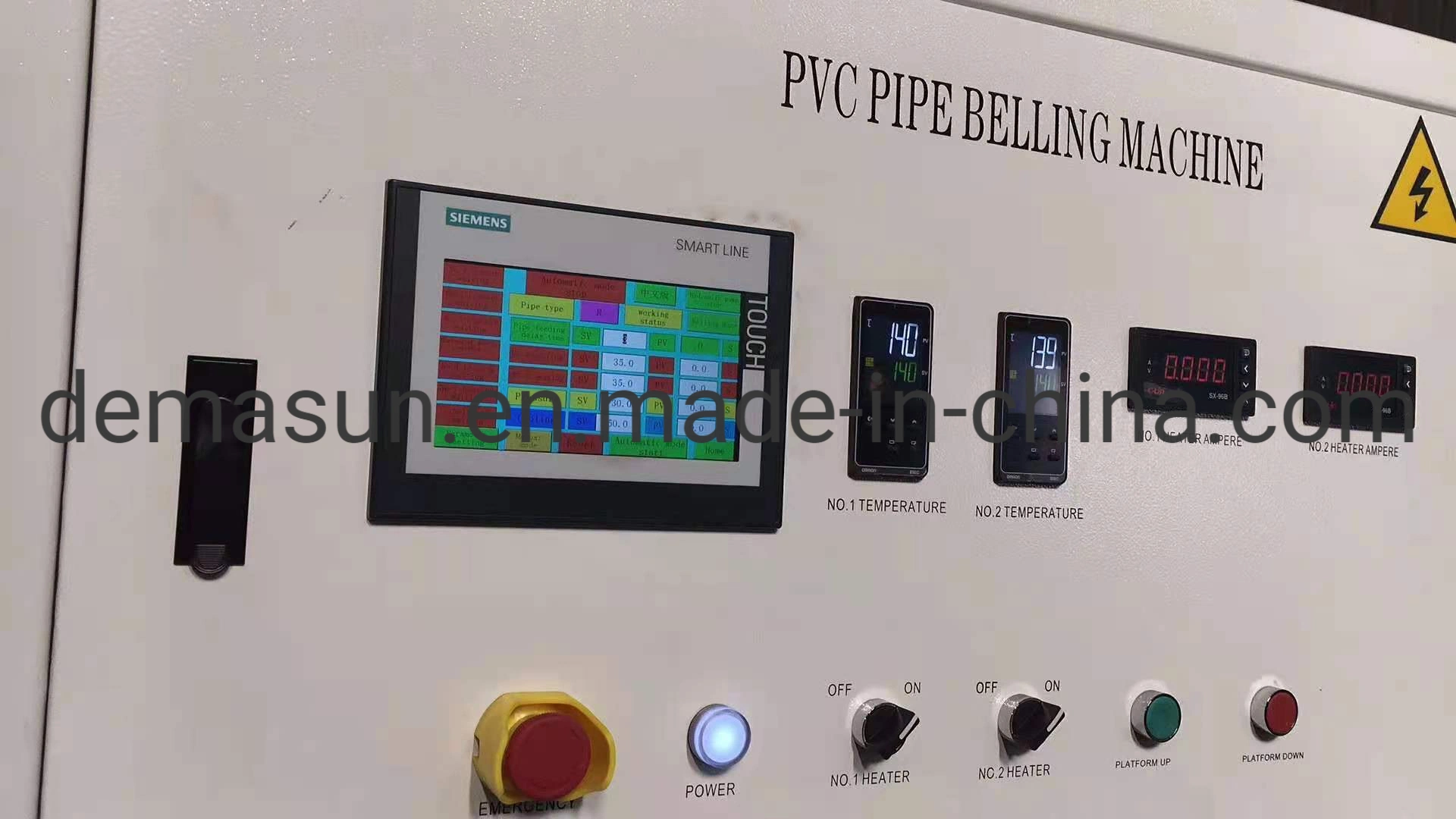 tubería de PVC PE PP Tubo de la línea de extrusión de polímeros que hace la máquina extrusora de tubo de engaste tubo tubo tubo hinchable Belling máquina la máquina