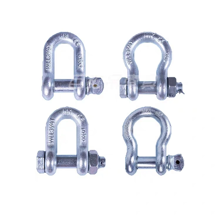 Custom Edelstahl Typ M4 4mm D Dee Ring Shackle Bügelschelle