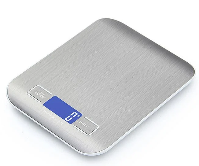 5kgs Electronic Scale Kitchen Scale Waterproof Stainless Steel Scale Table Scales