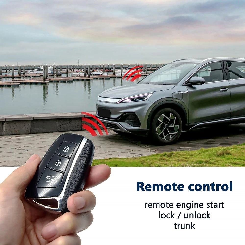 Smart Engine Lock Ignition Starter Anti-Theft Remote Control Pke One Button Start Stop Car Alarm Keyless Entry System