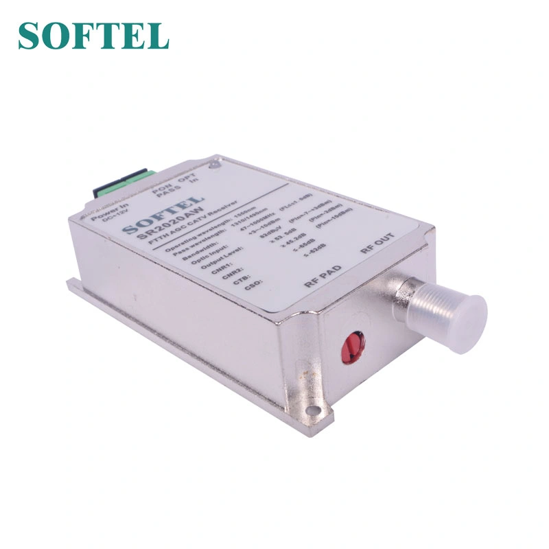 Sr2020aw Softel FTTH Wdm Optical Receiver for Xpon & CATV Solution