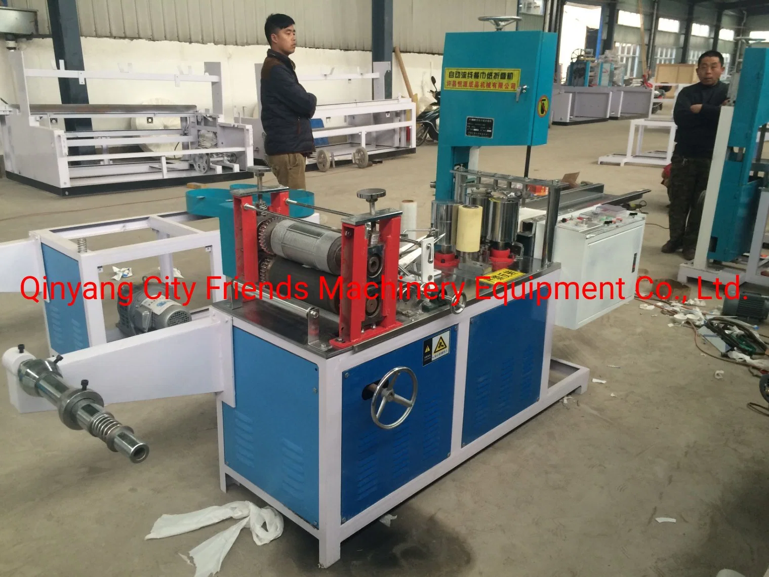 Hot Sales Full Automatic Facial Napkin Tissue Paper Making Cutting Packing Machine with Factory Price